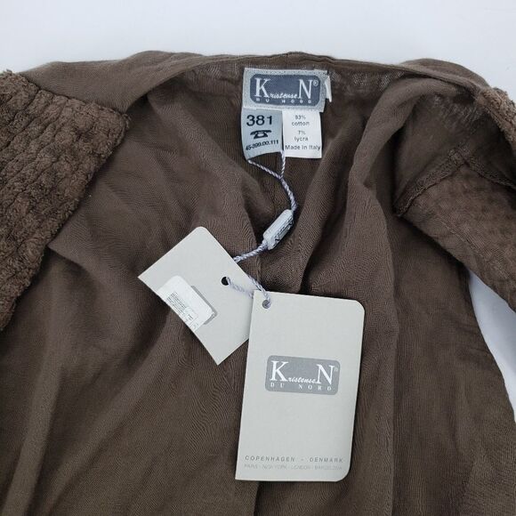 KristenseN Du Nord Brown Vest Lagenlook Button S - Picture 6 of 8